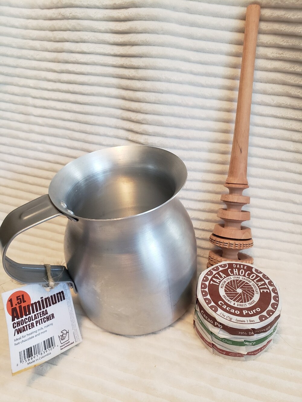 Aluminum Chocolate Authentic Mexican Hot Cocoa Gift Set,